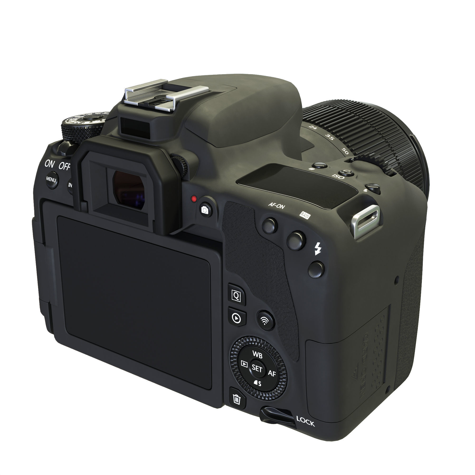 Camera Canon Eos 77d 3D model_2