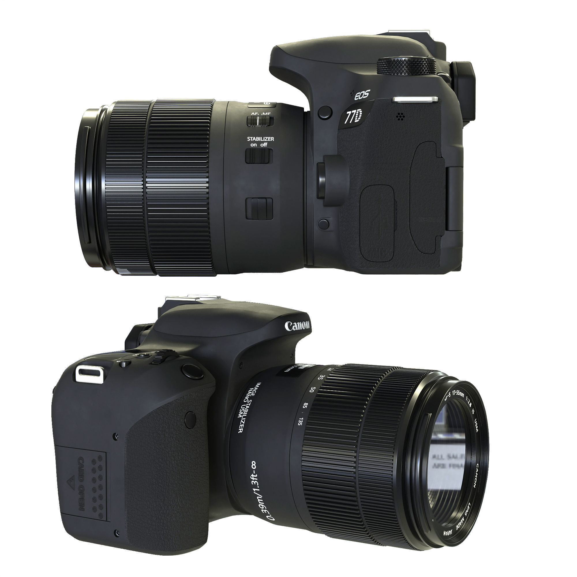 Camera Canon Eos 77d 3D model_6