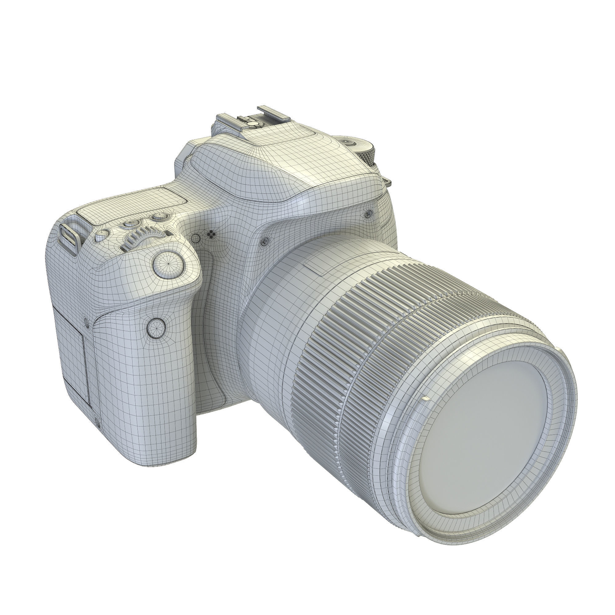 Camera Canon Eos 77d 3D model_8