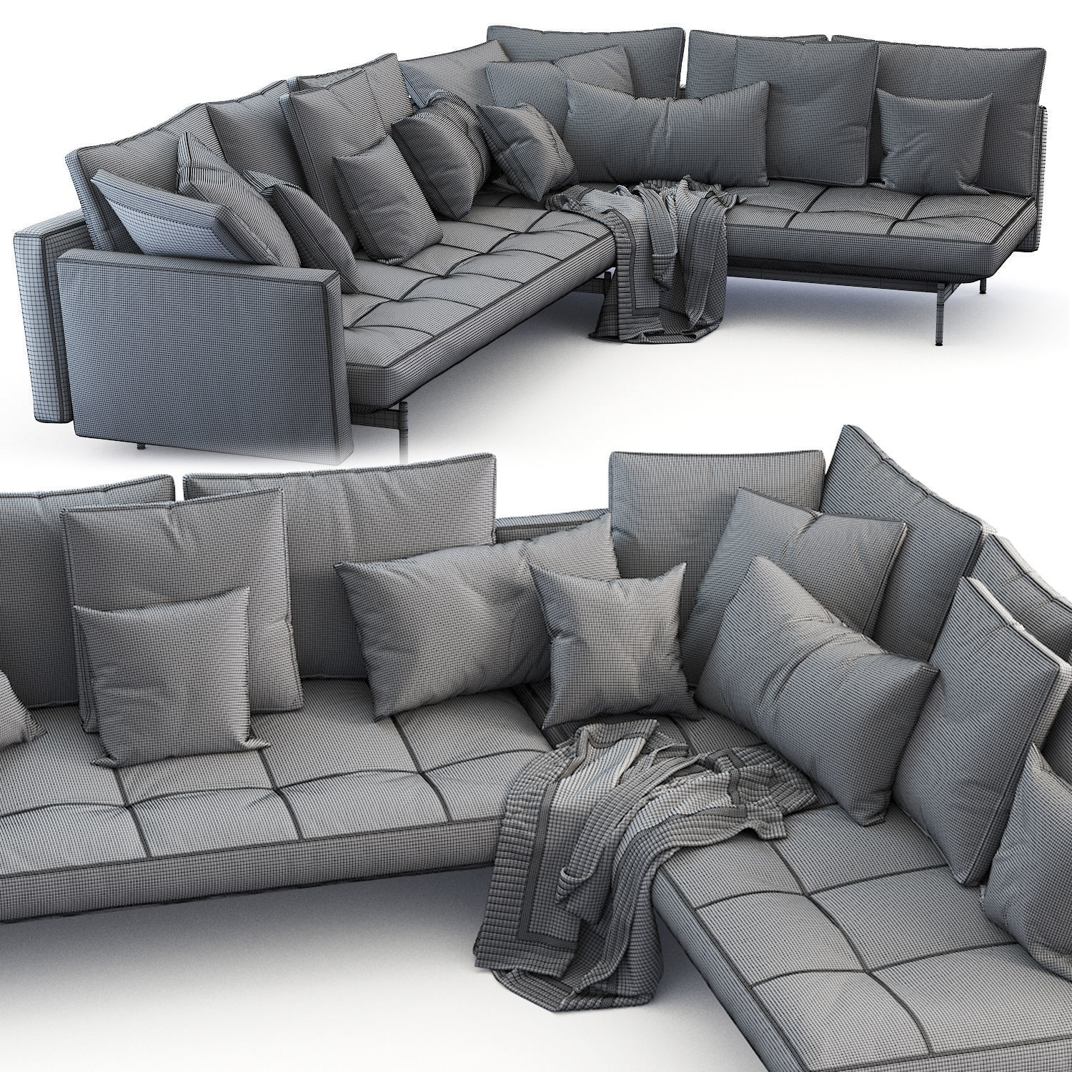 bebitalia sofa Sake 3D model_3