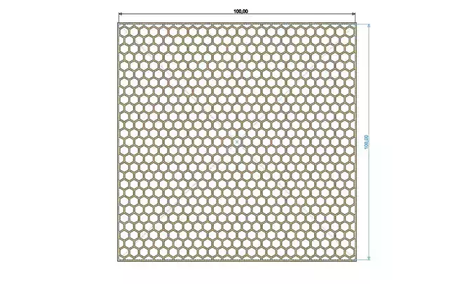 Collection of flat geometrical patterns 3D print model