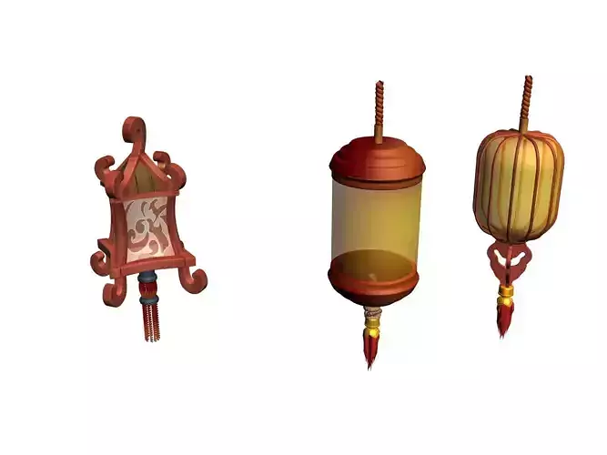 Ancient capital building - lanterns 02
