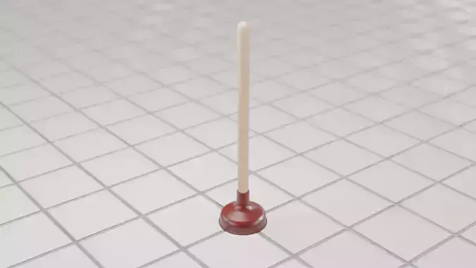 Plunger wooden spoon