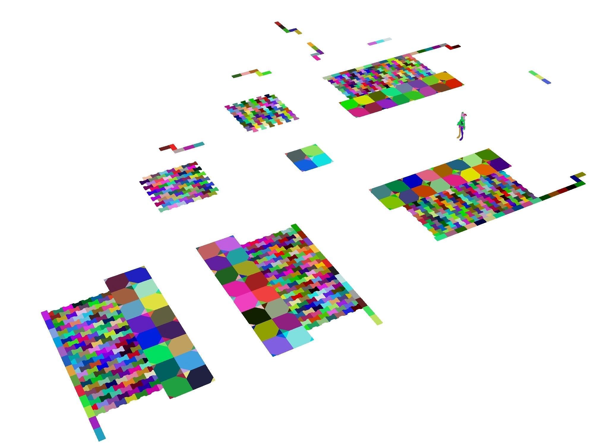 Ancient capital building - floor tiles 02 3D model_1