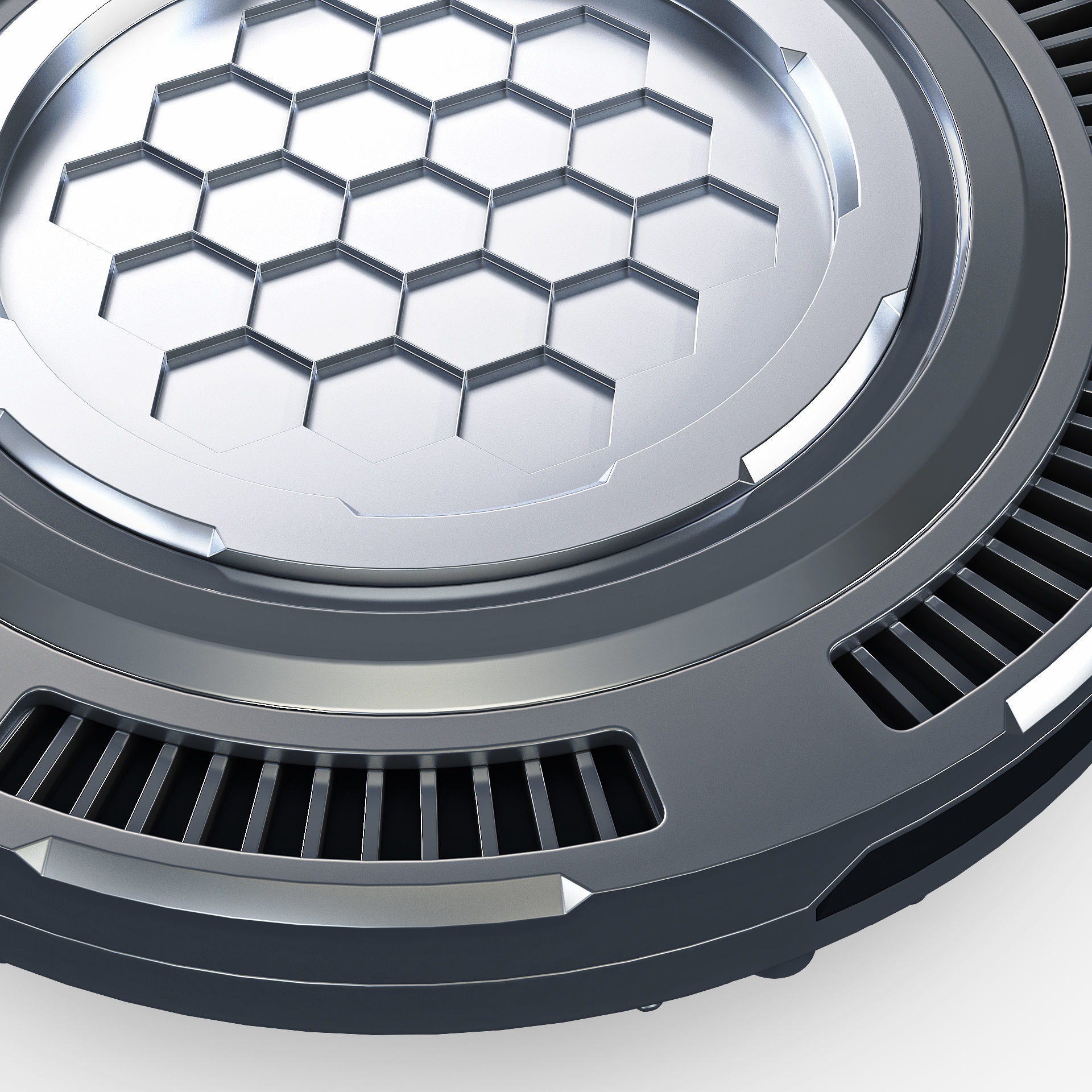 Land Mine Sci Fi v 1 3D model_8