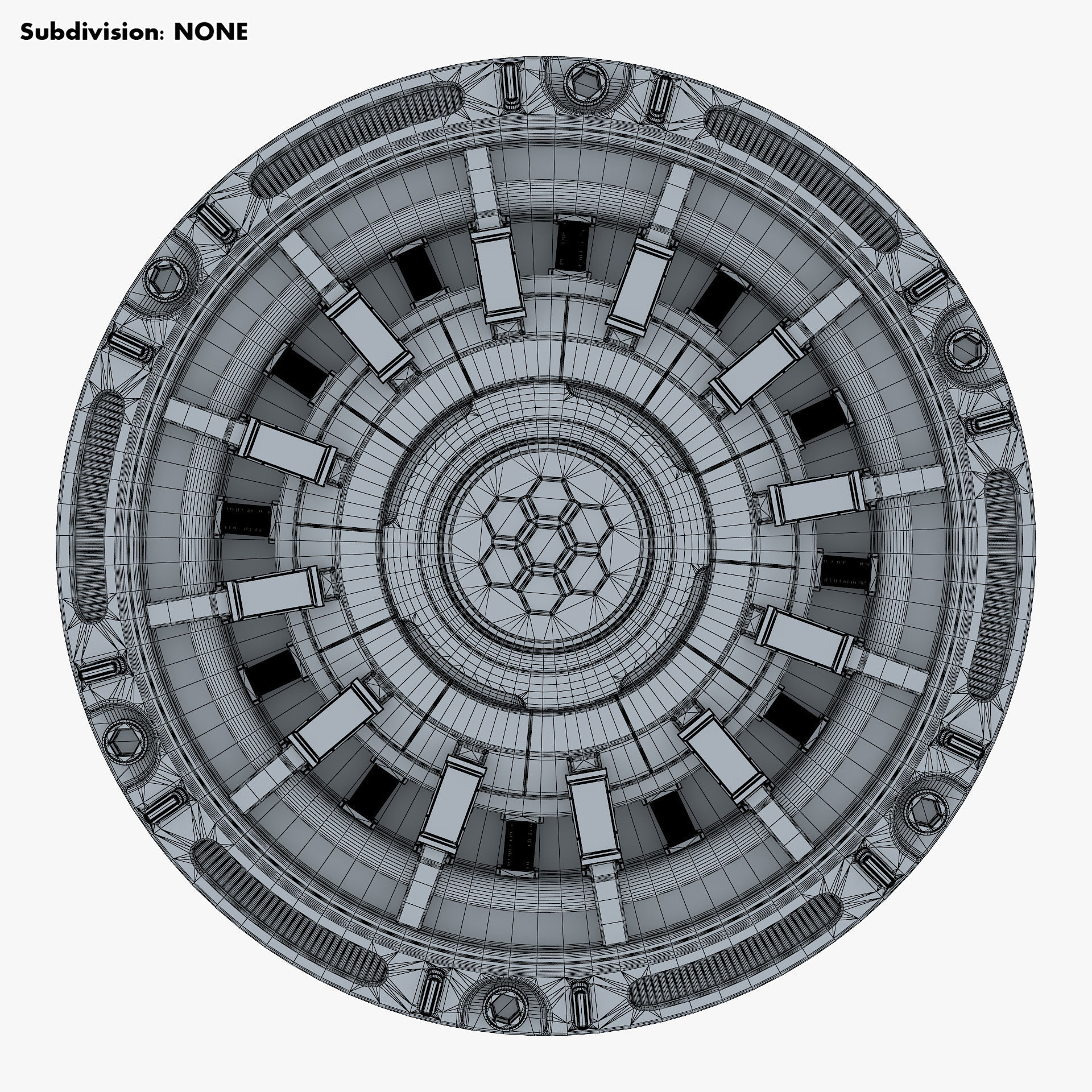 Land Mine Sci Fi v 1 3D model_14
