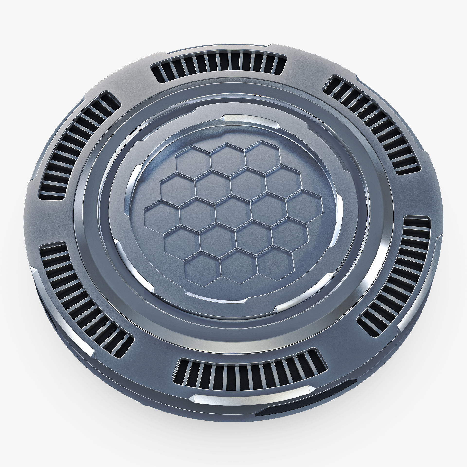 Land Mine Sci Fi v 1 3D model_6