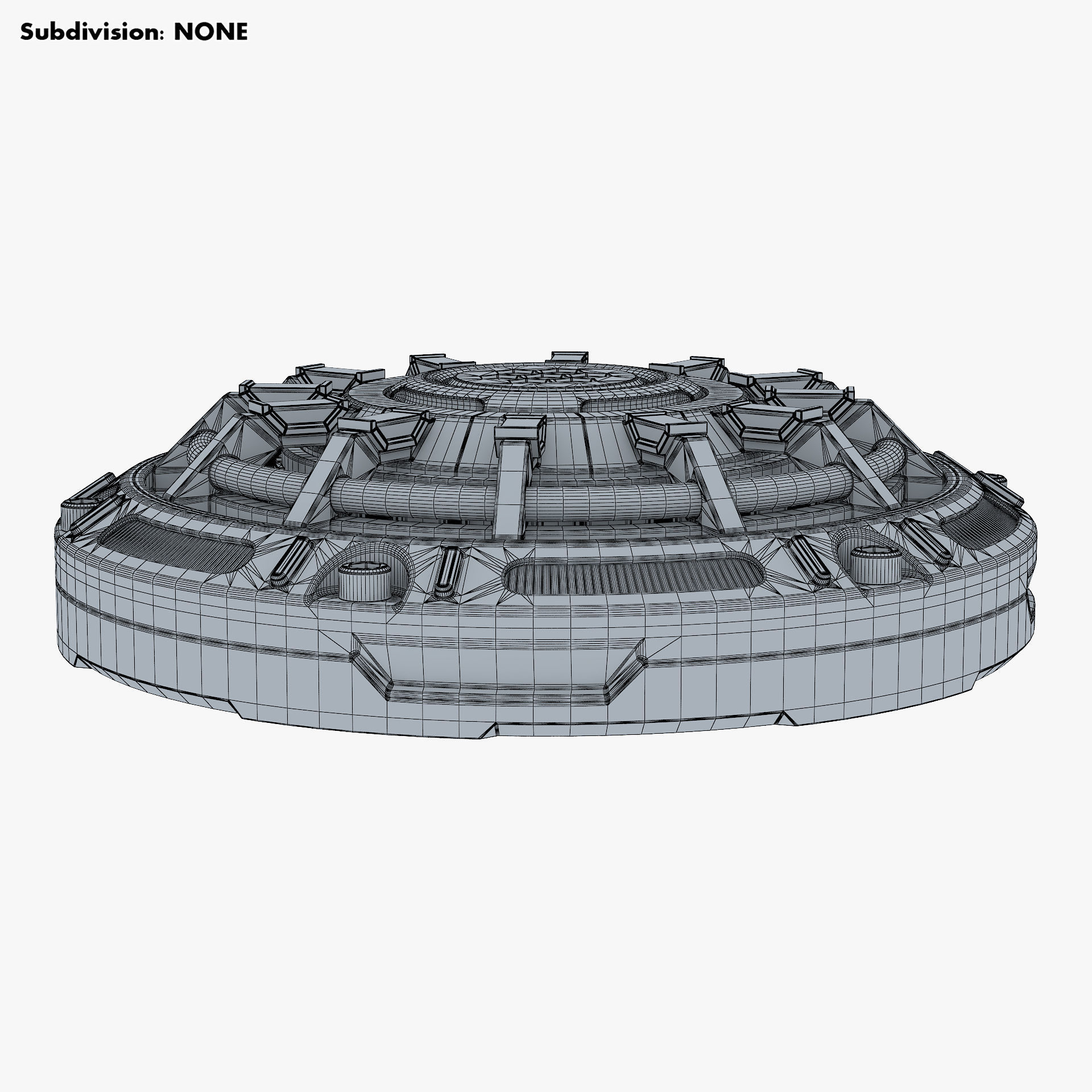 Land Mine Sci Fi v 1 3D model_12