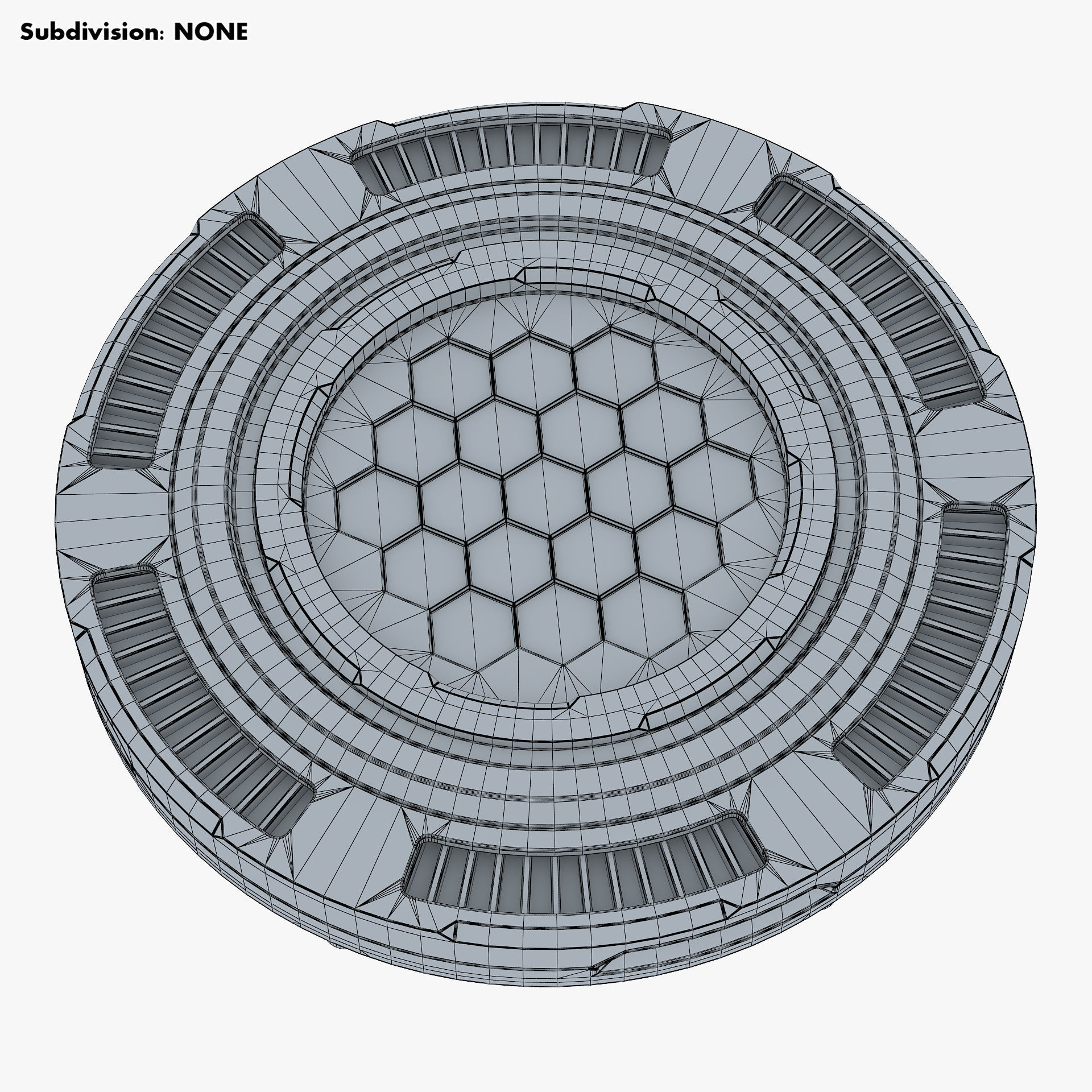 Land Mine Sci Fi v 1 3D model_15