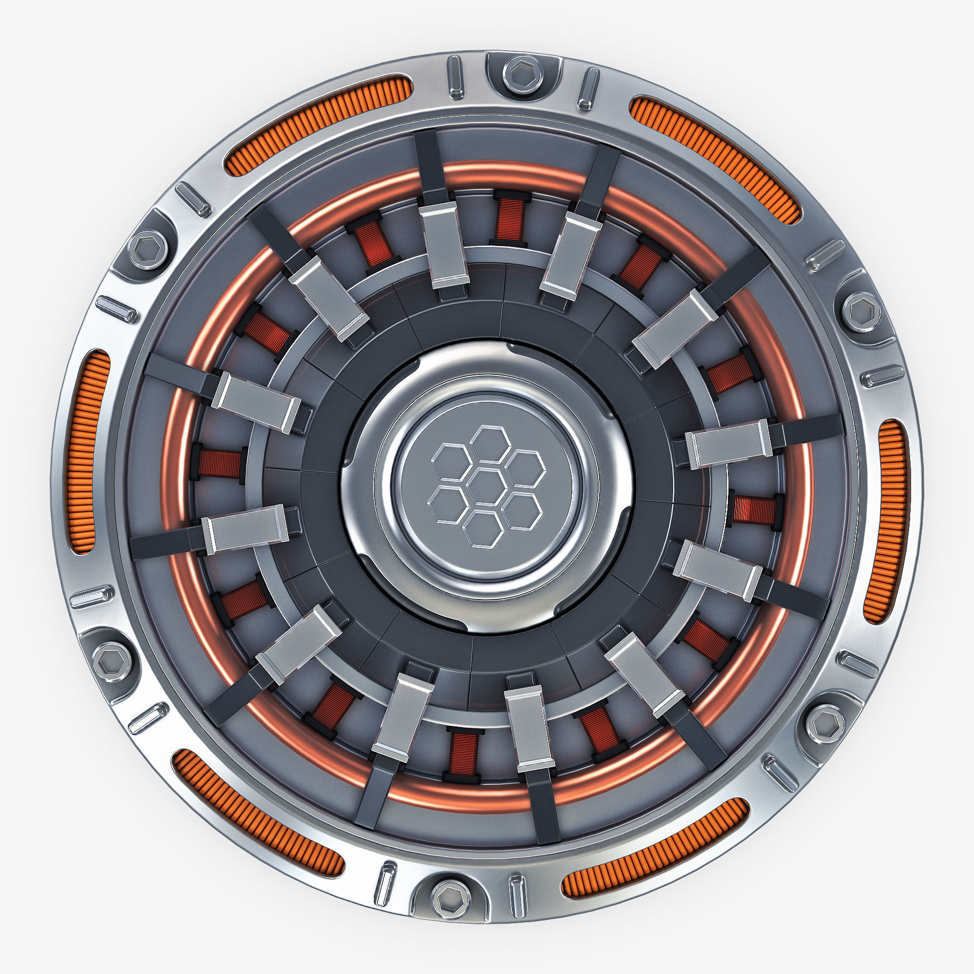 Land Mine Sci Fi v 1 3D model_5