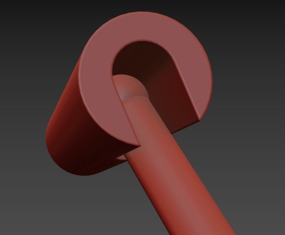 Enna Floor LED 3D model_2