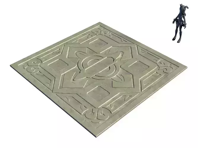 Ancient Capital Building - Floor Tile 06