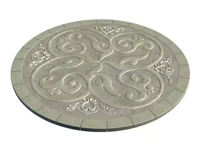 Ancient capital building - floor tiles 07