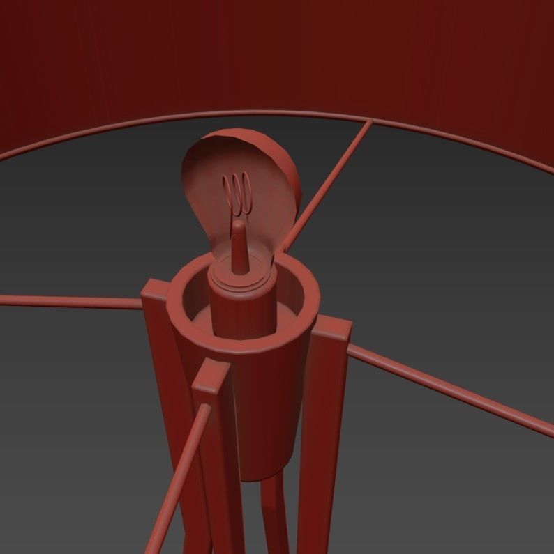 No 47 Floor Lamp  3D model_5