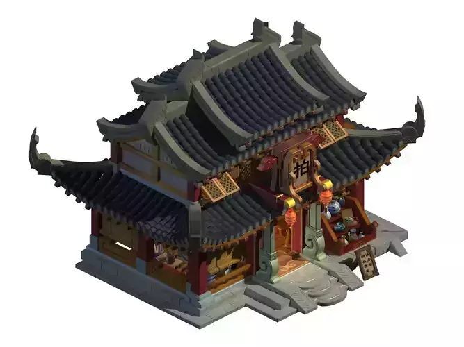 Ancient capital building - auction shop