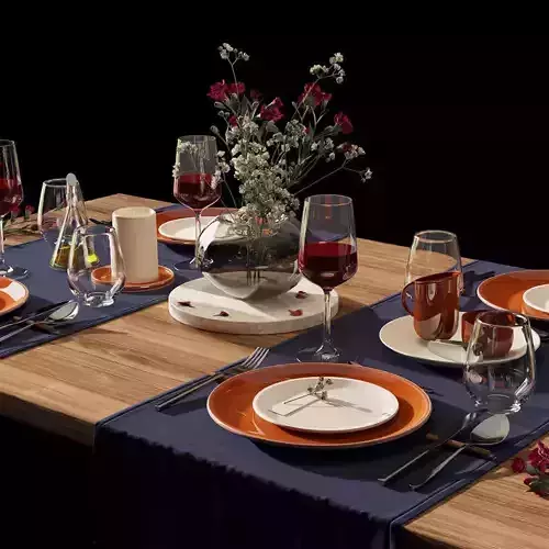 TABLEWARE set R2 3D model