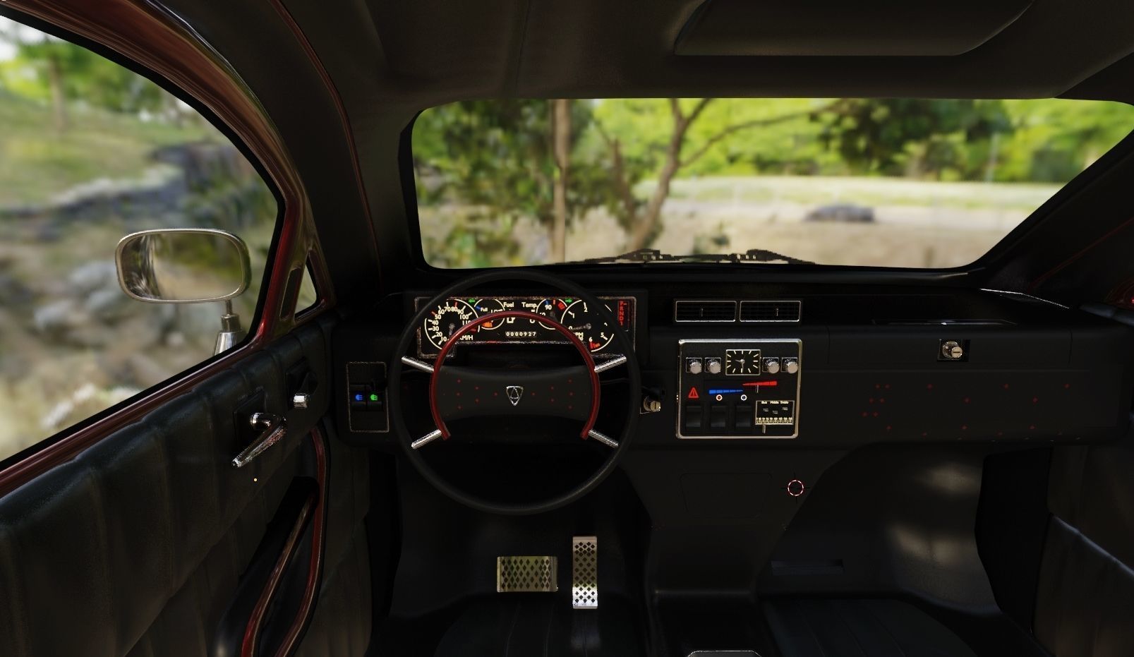 Affekta 300 Old timer concept car best of design game ready HD Low-poly 3D model_24