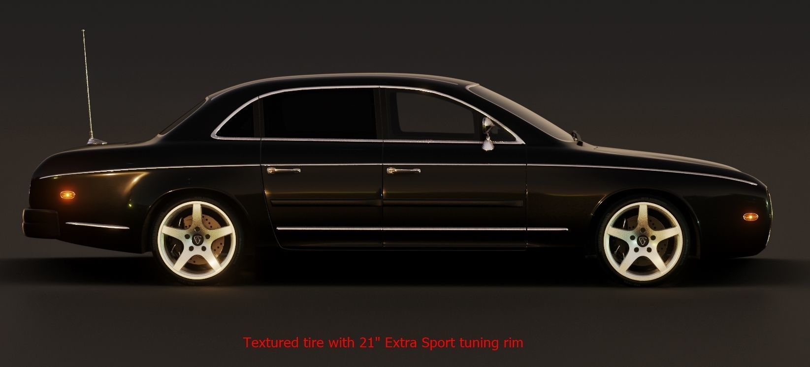 Affekta 300 Old timer concept car best of design game ready HD Low-poly 3D model_21