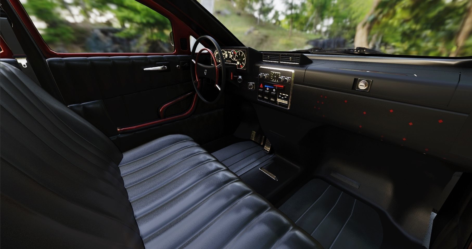 Affekta 300 Old timer concept car best of design game ready HD Low-poly 3D model_28