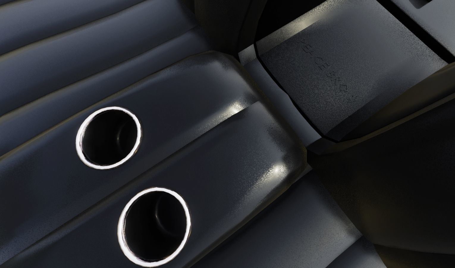 Affekta 300 Old timer concept car best of design game ready HD Low-poly 3D model_31