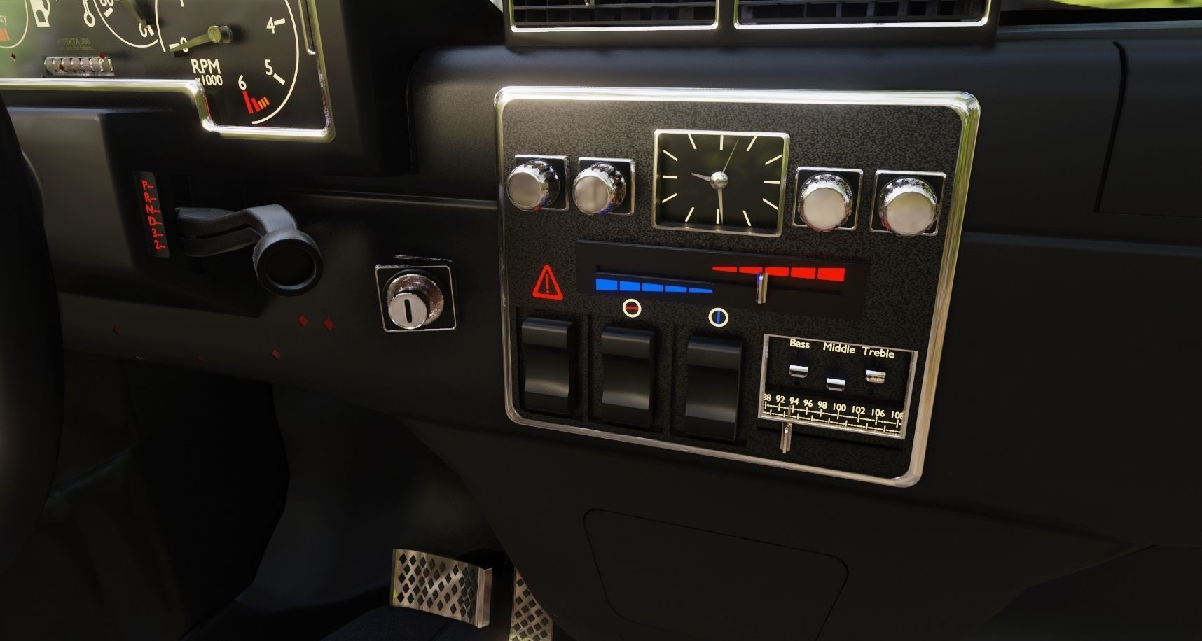 Affekta 300 Old timer concept car best of design game ready HD Low-poly 3D model_25