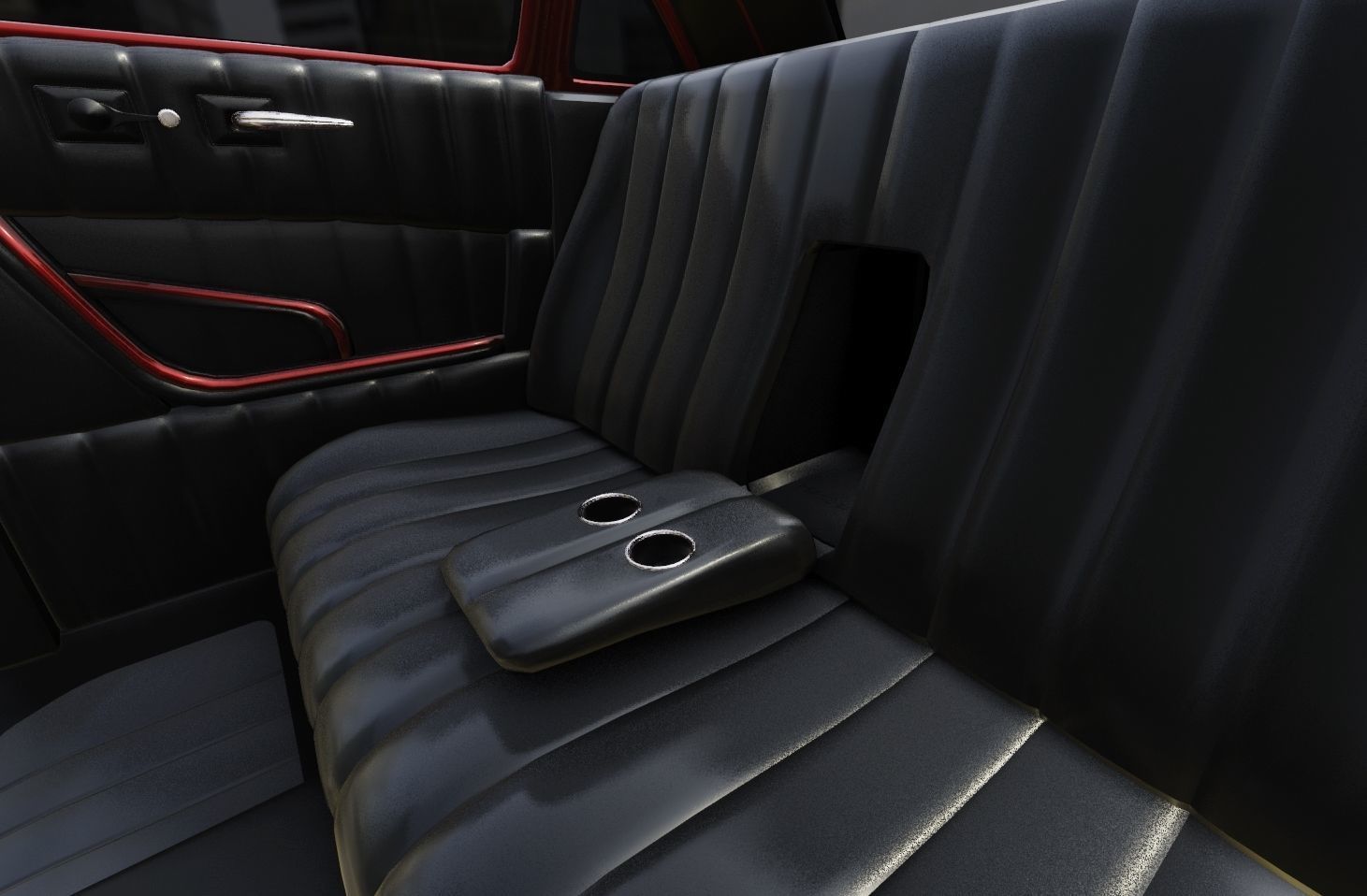 Affekta 300 Old timer concept car best of design game ready HD Low-poly 3D model_30