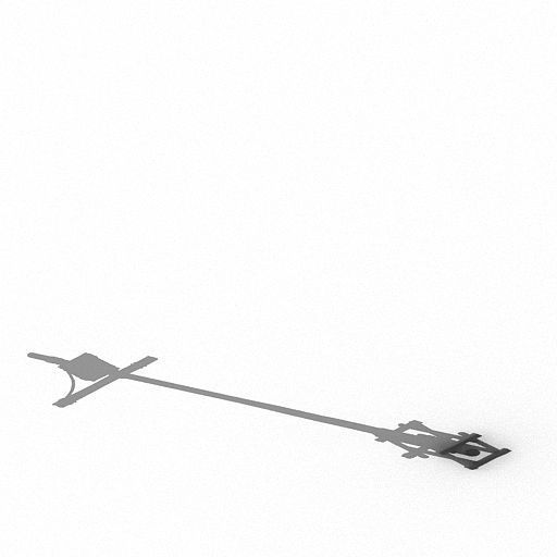 Ancient buildings - shops advertising planes 3D model_4