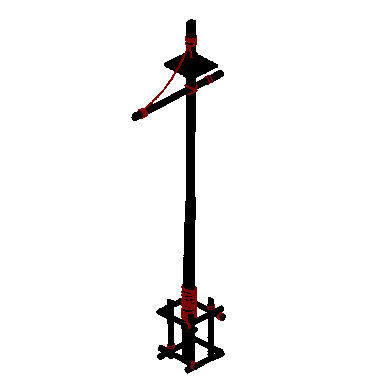 Ancient buildings - shops advertising planes 3D model_3