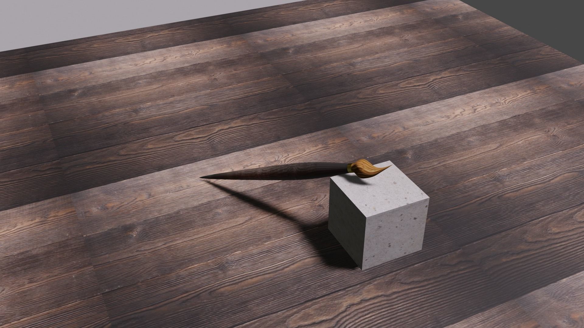 Paintbrush 3D-modelle  3D model_2