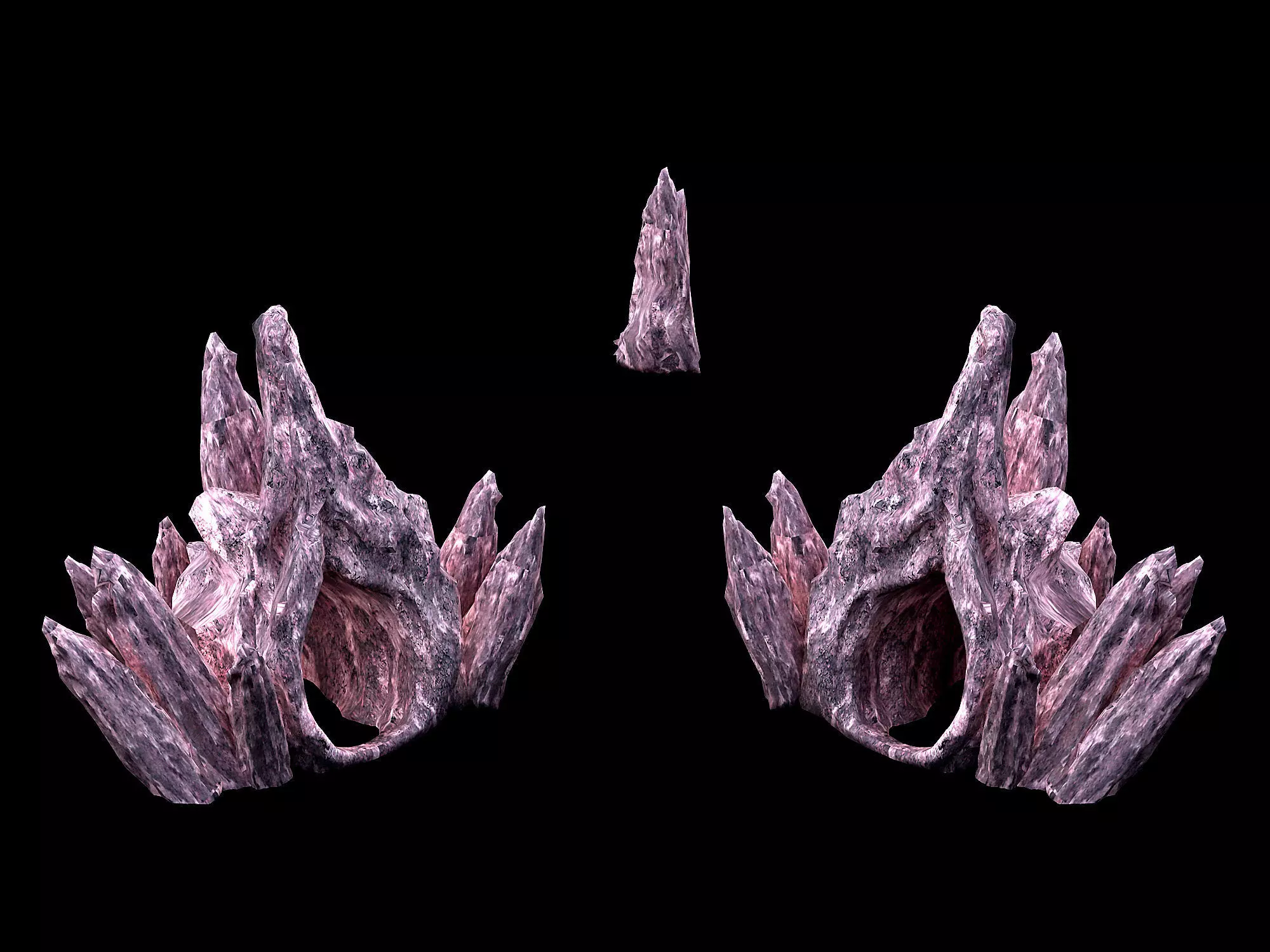 Monster Cave - hole 3D model_0