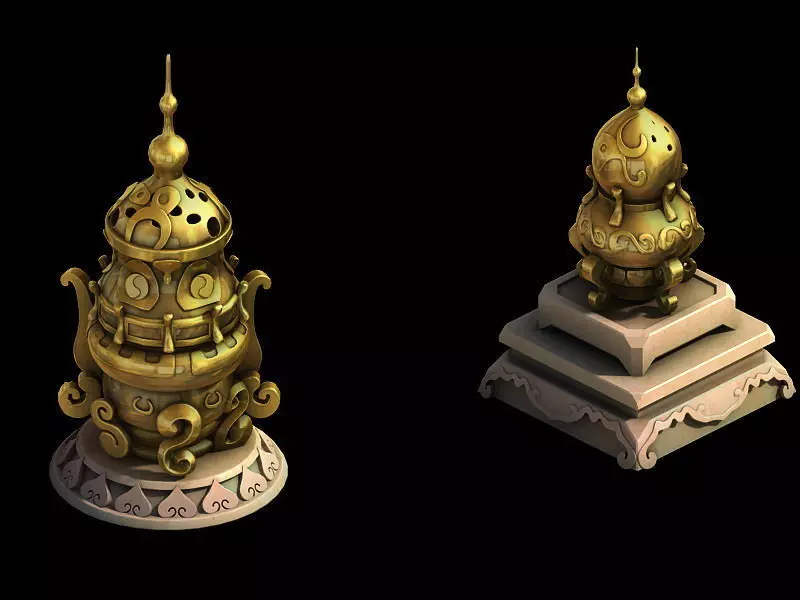 The incense burner of the observatory 3D model_0