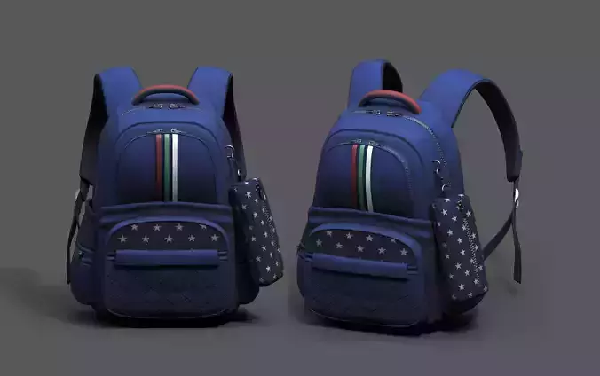 Backpack kid baggage bag luggage human 