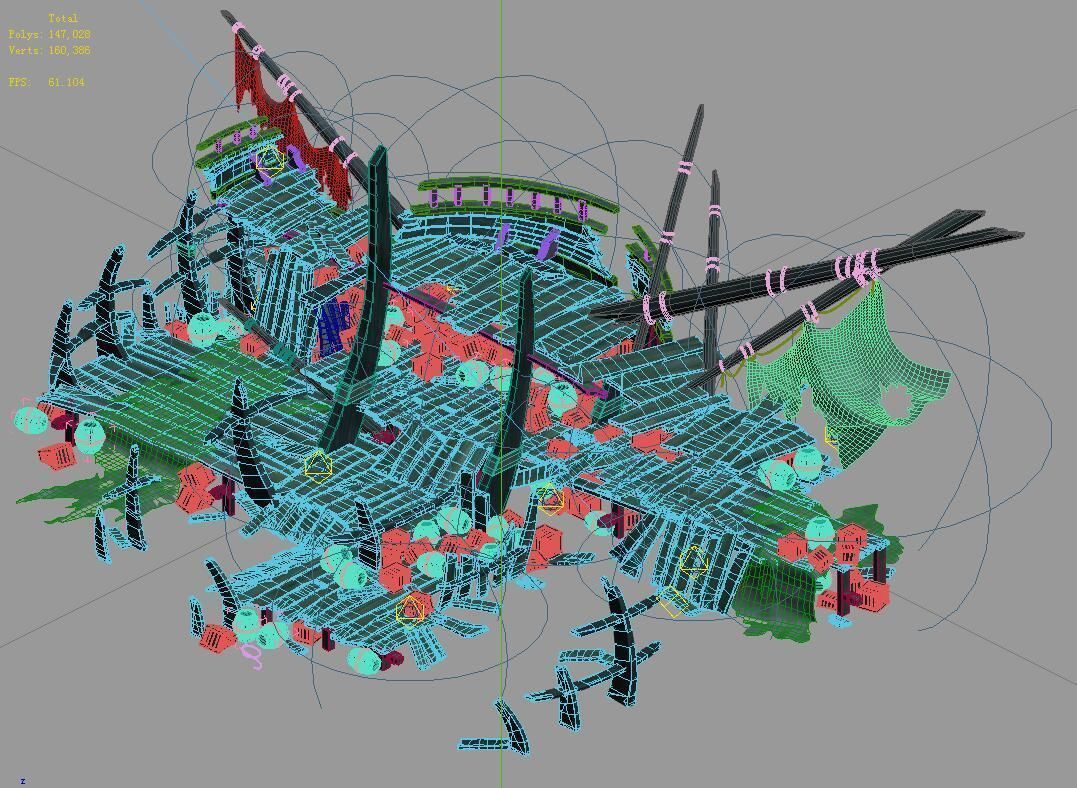 Seabed Wreck - Camp House 3D model_5