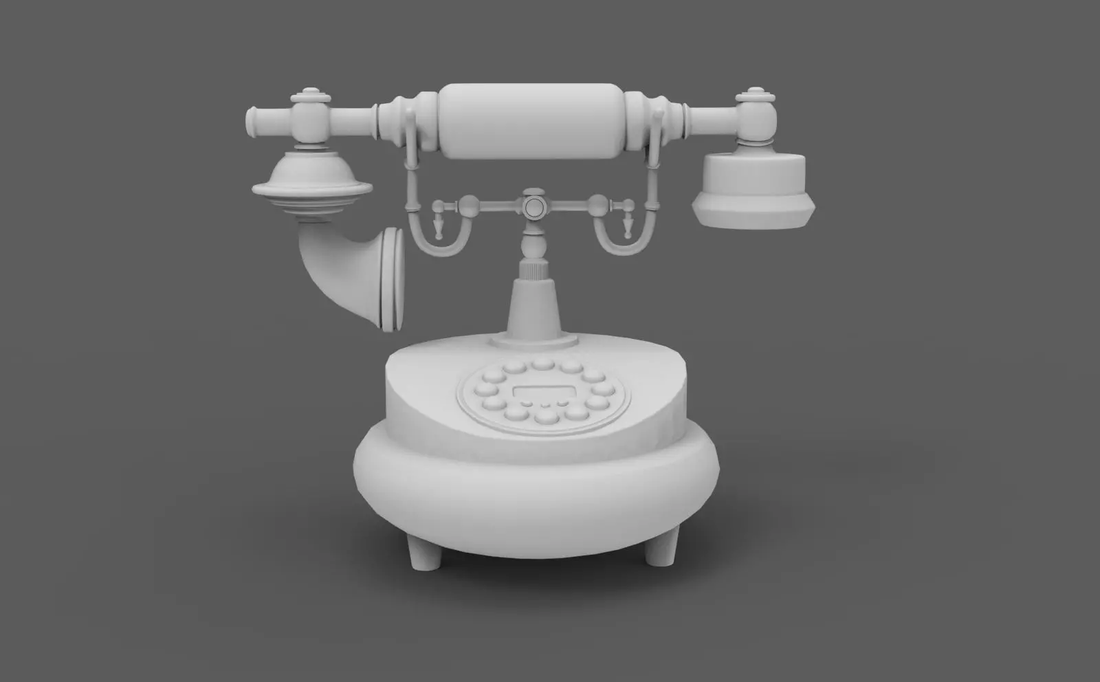 telephone 3D print model_0