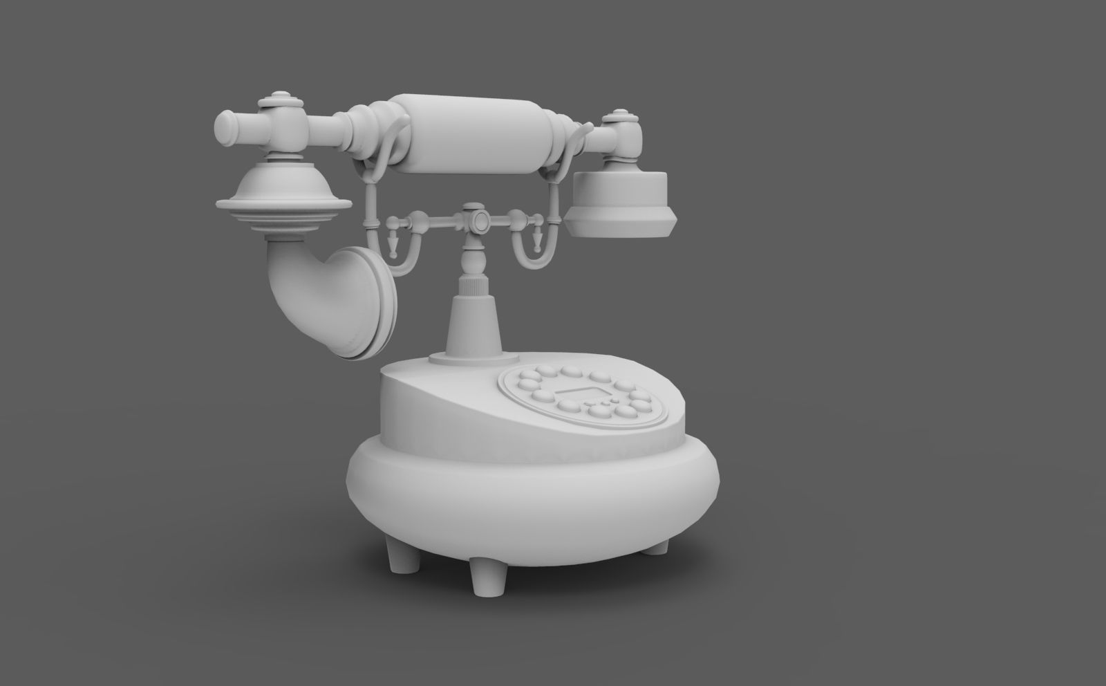 telephone 3D print model_4