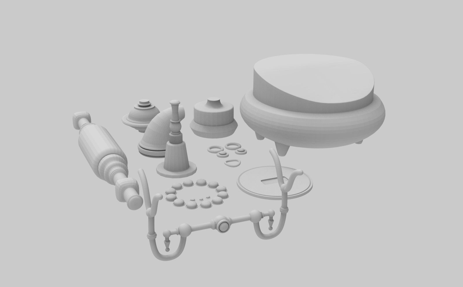 telephone 3D print model_6