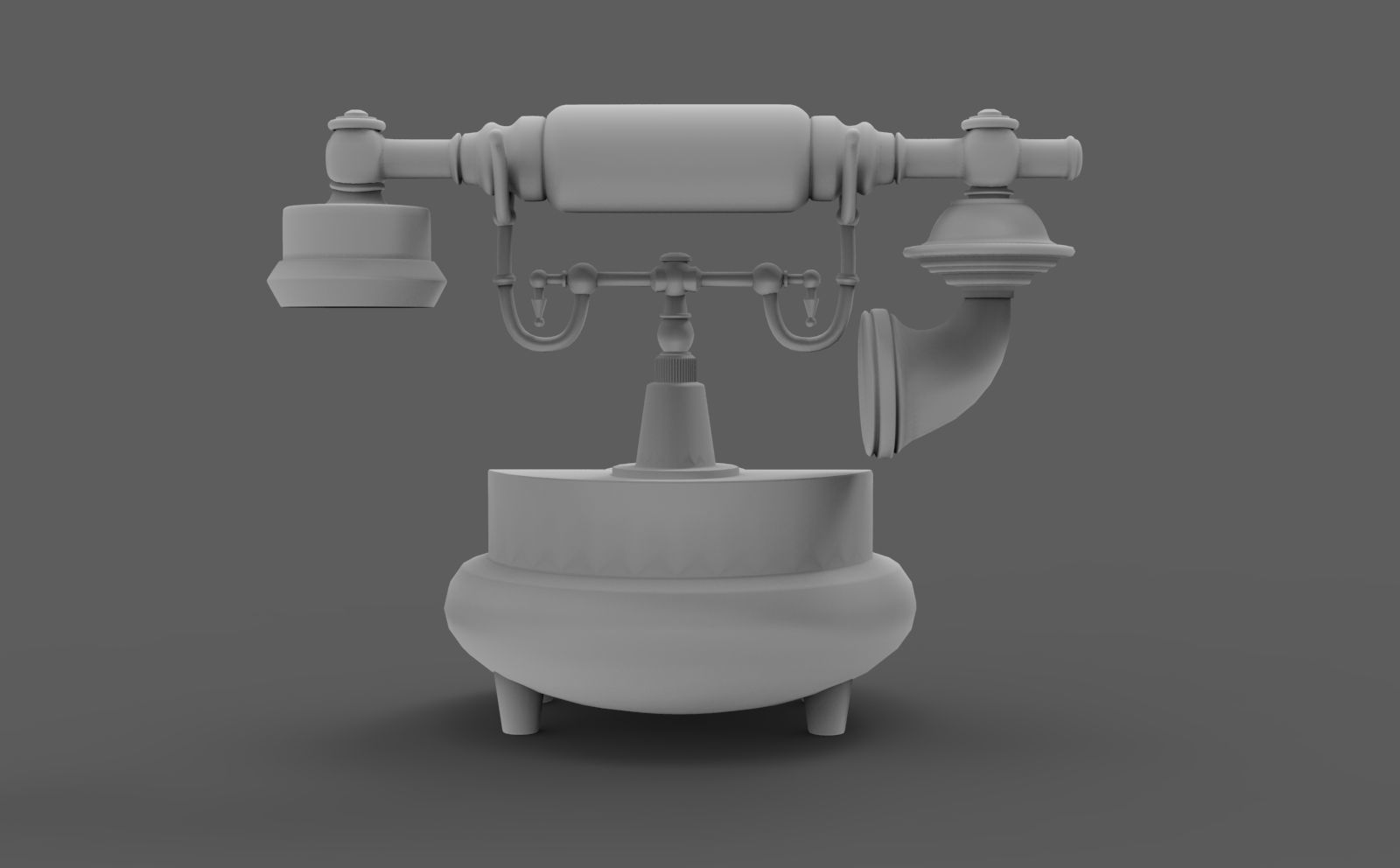 telephone 3D print model_3
