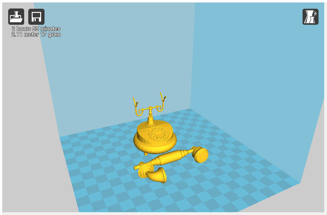 telephone 3D print model_9