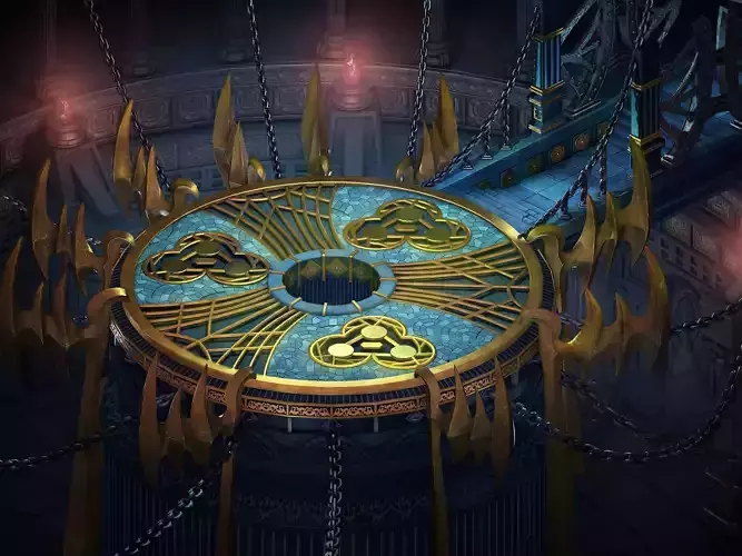 Luxury Gold Center Altar