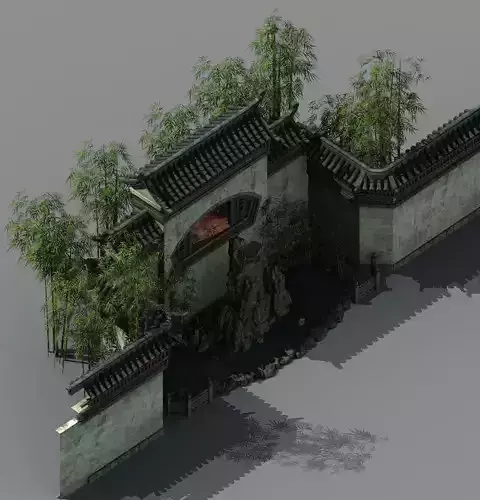 Mansion - garden rockery 01