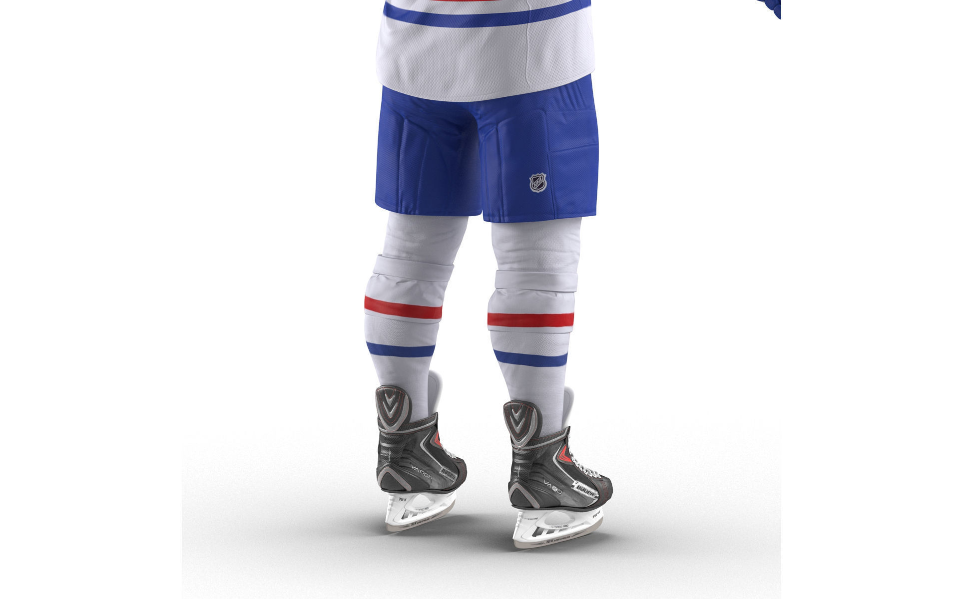 Hockey Equipment Montreal Canadiens 3D model CGTrader