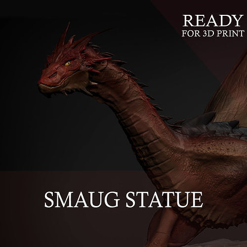 Dragon Statue for 3D Print  3D print model