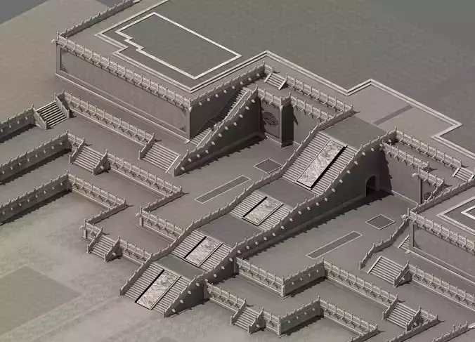 Royal terrain - both sides of the platform 01