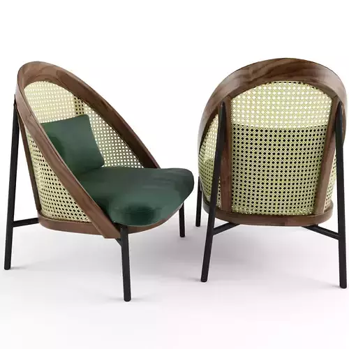 Chair Wooden armchair  Wiener GTV Design 3D model
