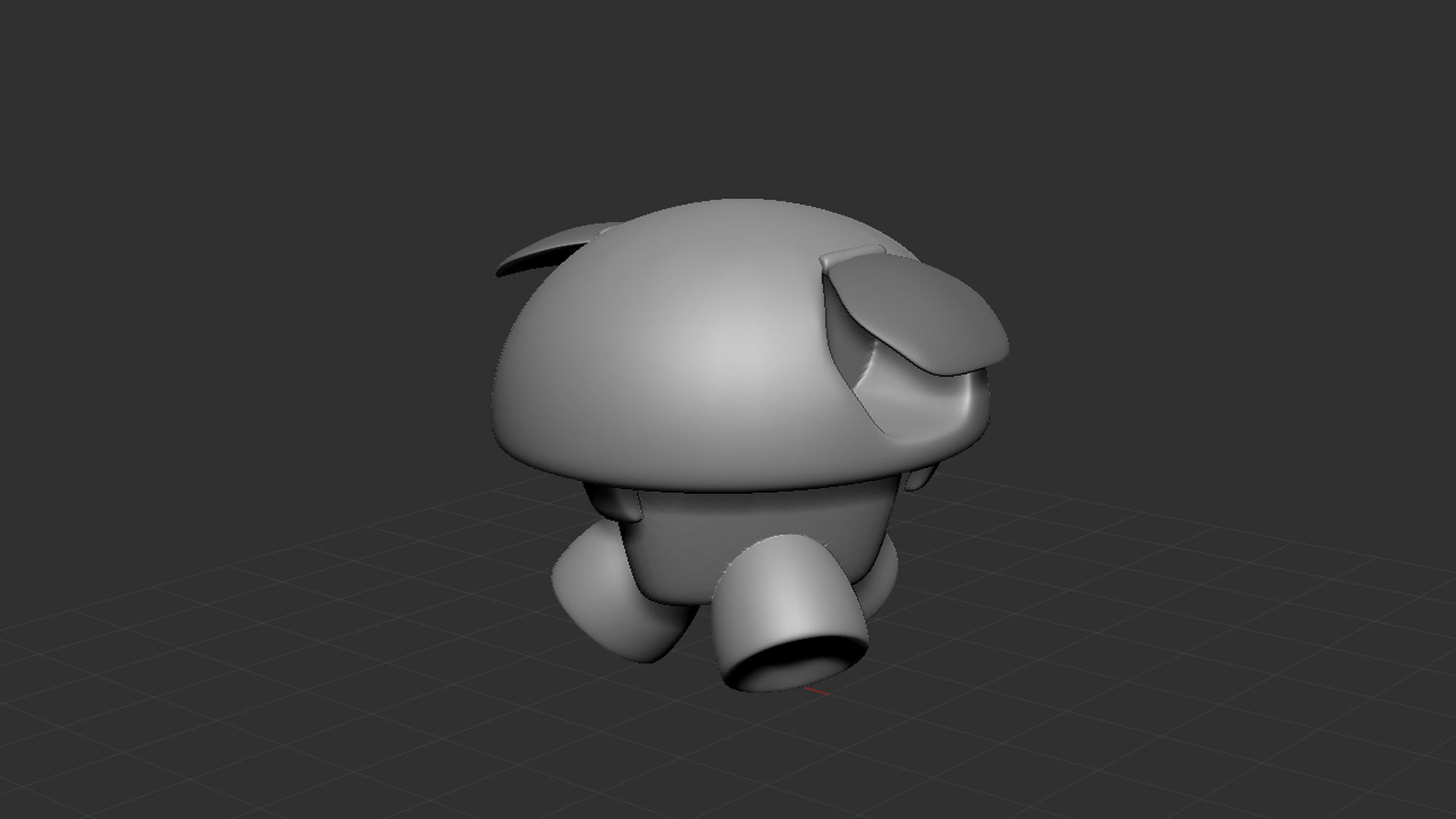 Snowball Bot 3D Print  3D print model_4