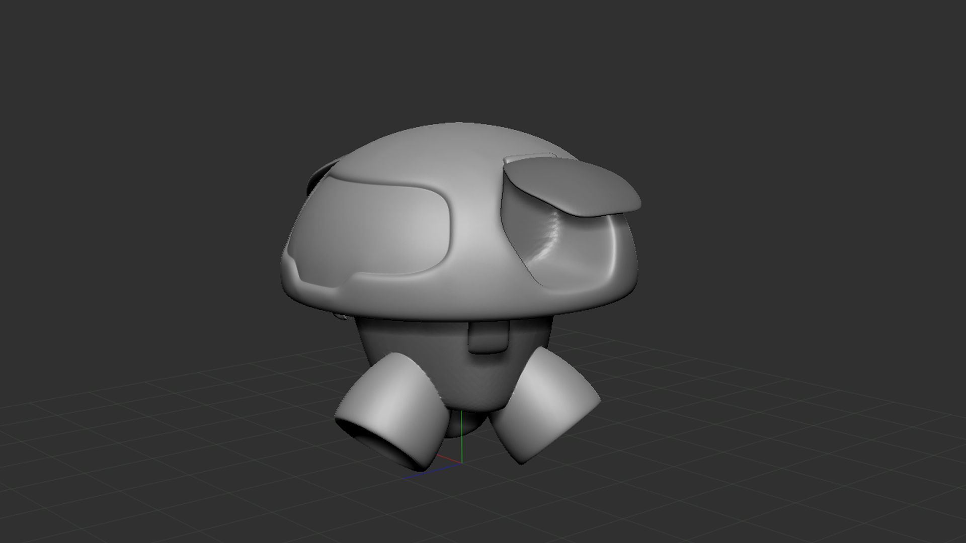 Snowball Bot 3D Print  3D print model_2