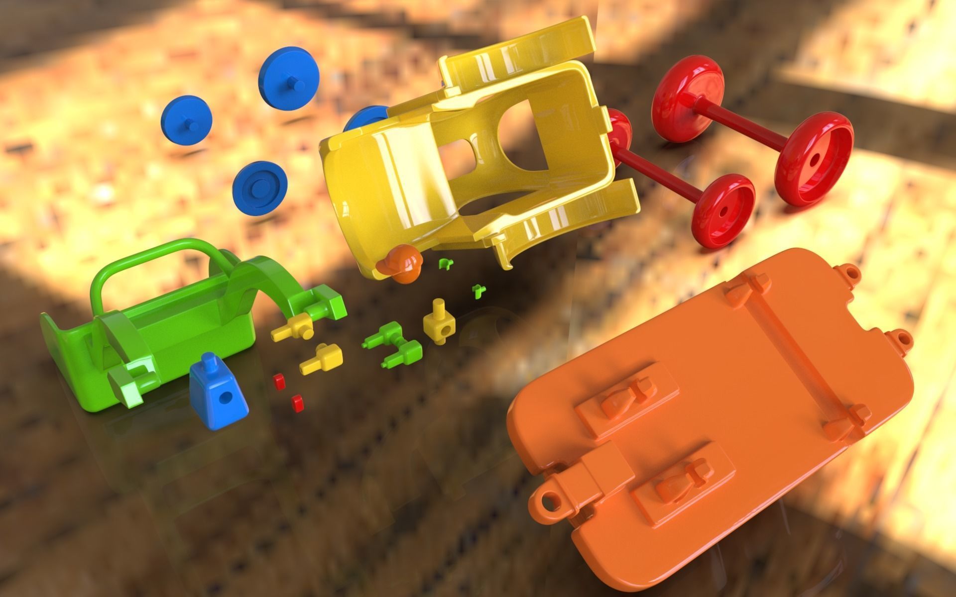 3D print Ready toy loader 3D model_4