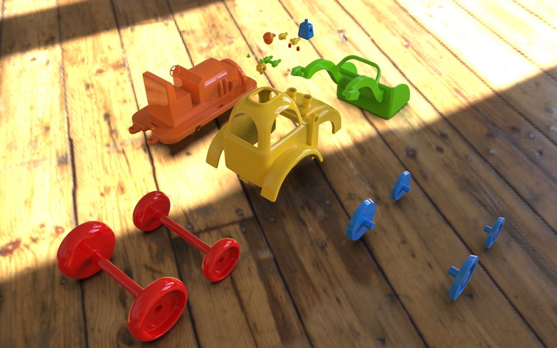 3D print Ready toy loader 3D model_3