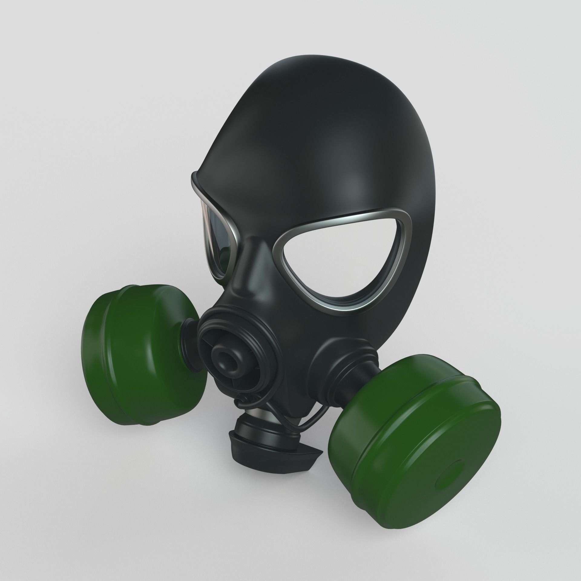 Gas Mask 3D model_4