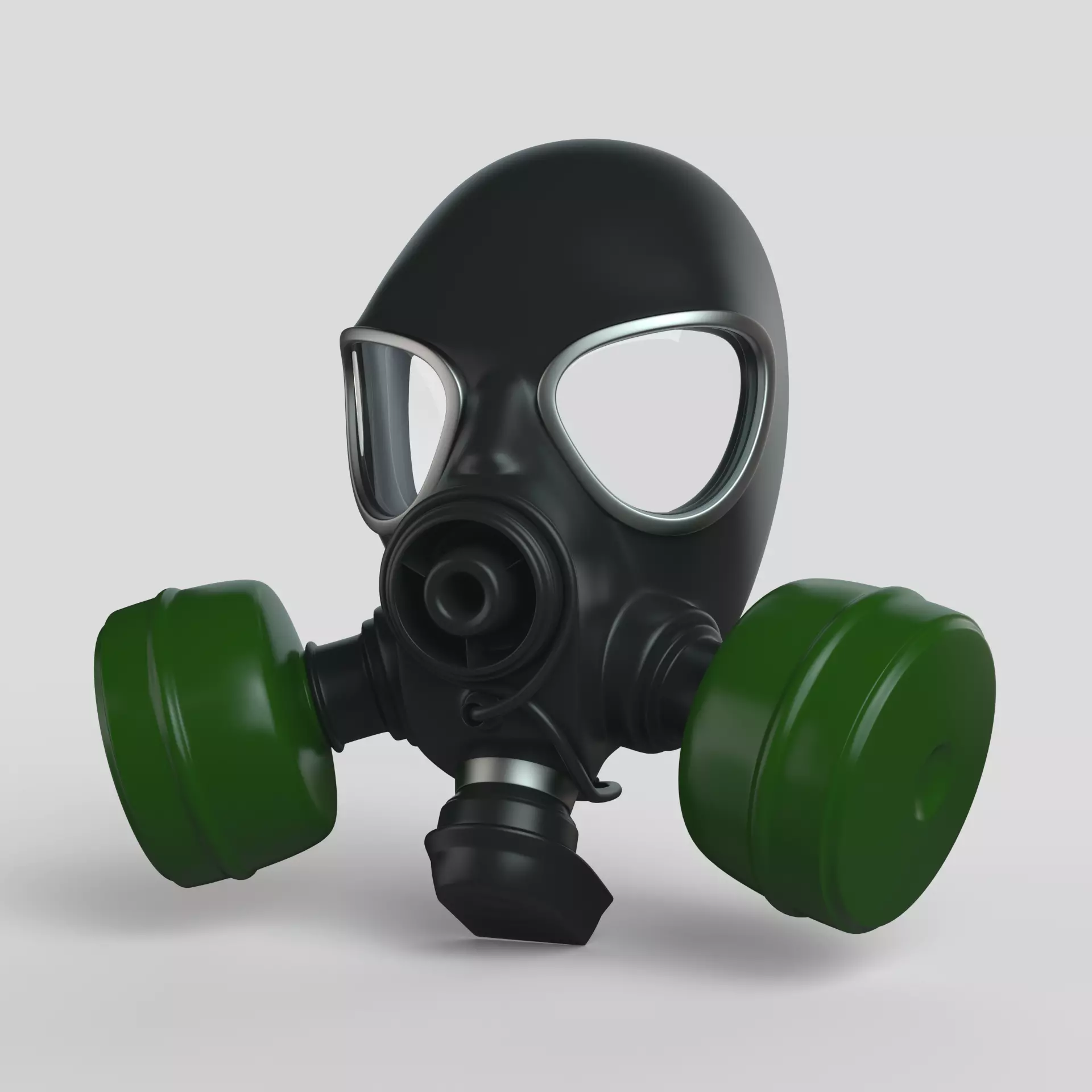 Gas Mask 3D model_0